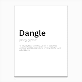 Dangle Definition Meaning Toile