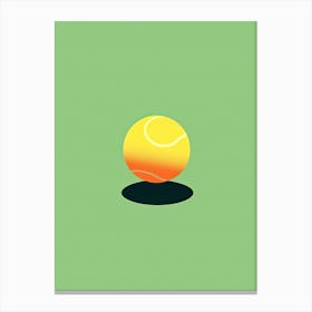 Tennis Ball Minimalism art Canvas Print