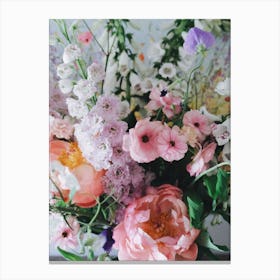 Pastel Floral Canvas Print