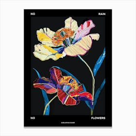 No Rain No Flowers Poster Everlasting Flower 3 Canvas Print