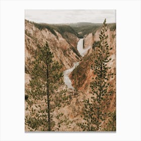 Yellowstone River Canyon Canvas Print
