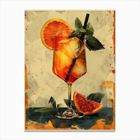 Aperol Spritz Art Print 277 Canvas Print