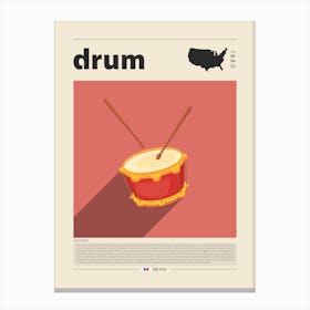 Drum Canvas Print