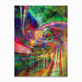 Abstract Painting, Abstract Art, Psychedelic Art, Psychedelic Art Canvas Print