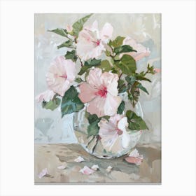 A World Of Flowers Hibiscus 3 Painting Canvas Print