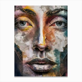 Face Of A Woman Canvas Print