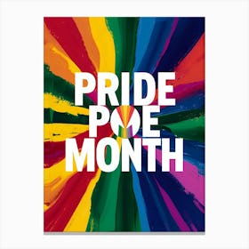 Pride Month 15 Canvas Print