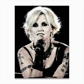 Dolores O'Riordan The Cranberries 10 Canvas Print