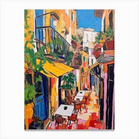 Palermo Italy 4 Fauvist Painting Canvas Print