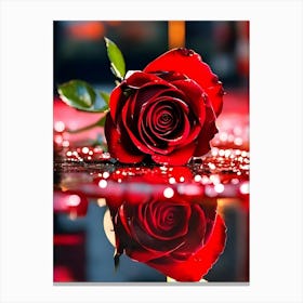 Valentine'S Day Rose 1 Canvas Print