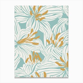 Lilies Grand Canvas Print