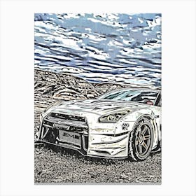 Car Speed Auto Art Canvas Print