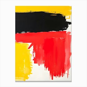 'The Flag Of Germany' Canvas Print