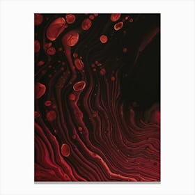 Blood Red 1 Canvas Print