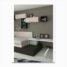 Bedroom Furniture Black Bedroom Furniture Sets Home Design Ideas Canvas Print