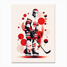 Hockey Player Canvas Print