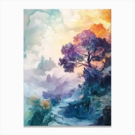 Tree In The Sky Canvas Print