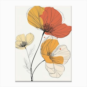 Poppies 110 Canvas Print