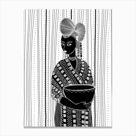 Peul Woman Canvas Print
