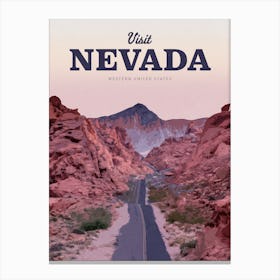 Visit Nevada Canvas Print