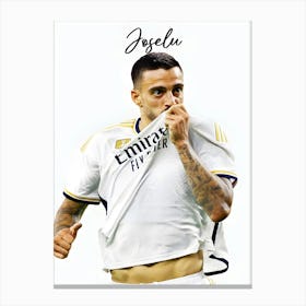 Joselu Real Madrid 1 Canvas Print