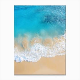 Aerial View Of A Beach 81 Canvas Print