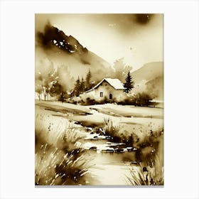 House In The Countryside 22 Canvas Print