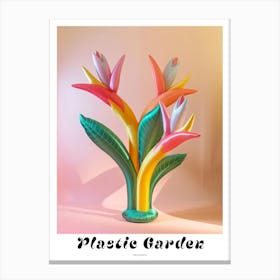 Dreamy Inflatable Flowers Poster Heliconia Canvas Print