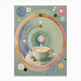 Abstract Coffee Canvas Print