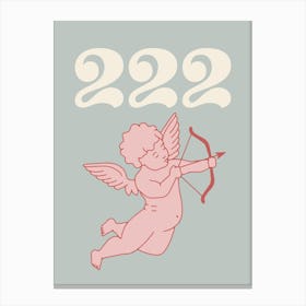 222 Angel Number Canvas Print