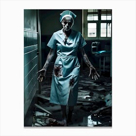 Can't Sleep?...Call The Night Nurse~Reimagined 10 Canvas Print