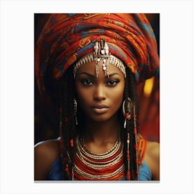 African Beauty Canvas Print