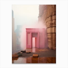 Pink Door 3 Canvas Print