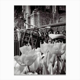 Amsterdam Tulips and Bike Canvas Print