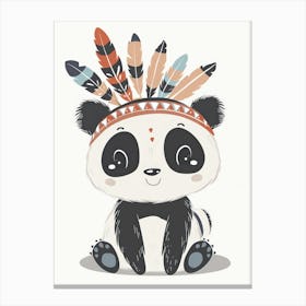 Cute Panda Canvas Print