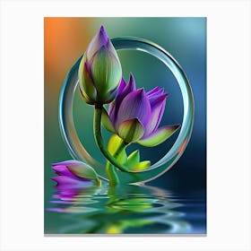 Lotus Flower 109 Canvas Print