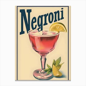 Negroni 4 Canvas Print