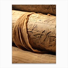 Egyptian Scrolls Canvas Print