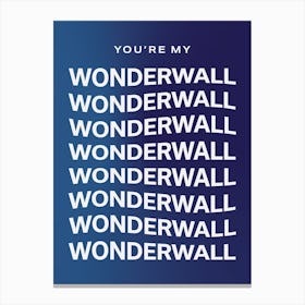 Wonderwall 3 Canvas Print