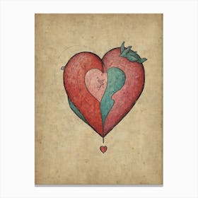 Heart Of Love 16 Canvas Print