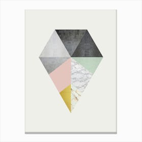 Minimalist geometric shapes 7 Canvas Print