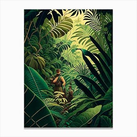 Jungle Adventure 5 Botanical Canvas Print