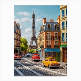 Paris Street Scene 1 Canvas Print