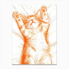 Orange Cat 2 Canvas Print