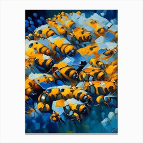 Swarm Of Bees 3 Painting Canvas Print