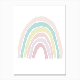 Rainbow Pastel Canvas Print