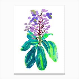 Purple Orchid Canvas Print