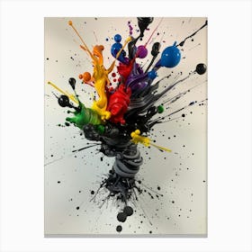 Splatters 11 Canvas Print