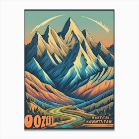 90oz Mountain Canvas Print