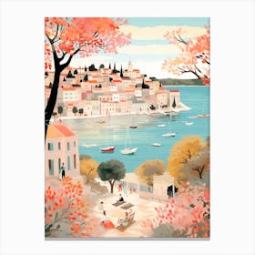 Pula Croatia 1 Illustration Canvas Print